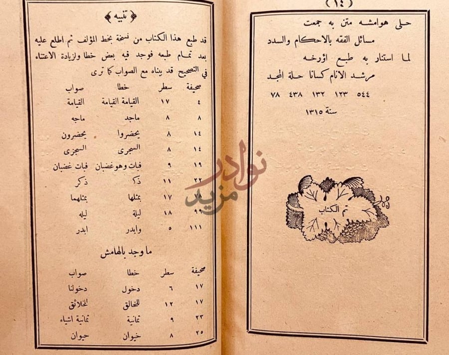 خاتمة كتاب نيل المرام من احاديث خير الانام خاتمة الكتاب