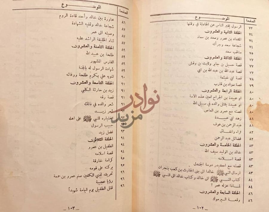 فهرس كتاب صور من الجهاد ج