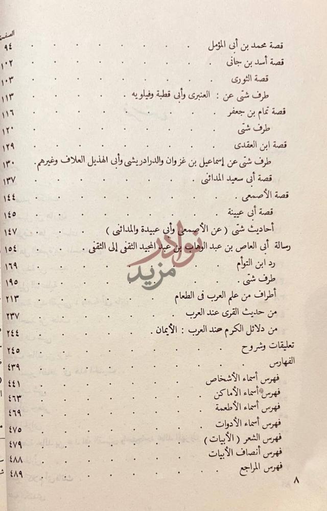 فهرس كتاب البخلاء فهرس