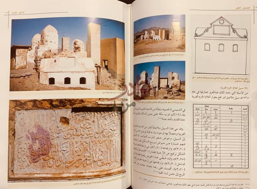 صفحة داخلية كتاب اعمال الملك عبدالعزيز المعمارية في منطقة مكة
