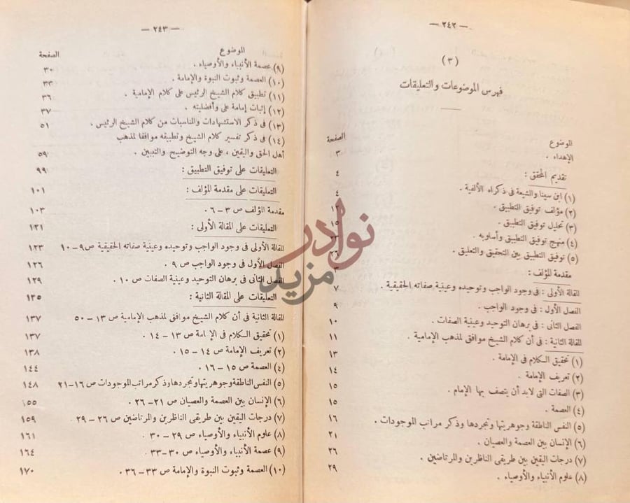 فهرس كتاب توفيق التطبيق فهرس الموضوعات