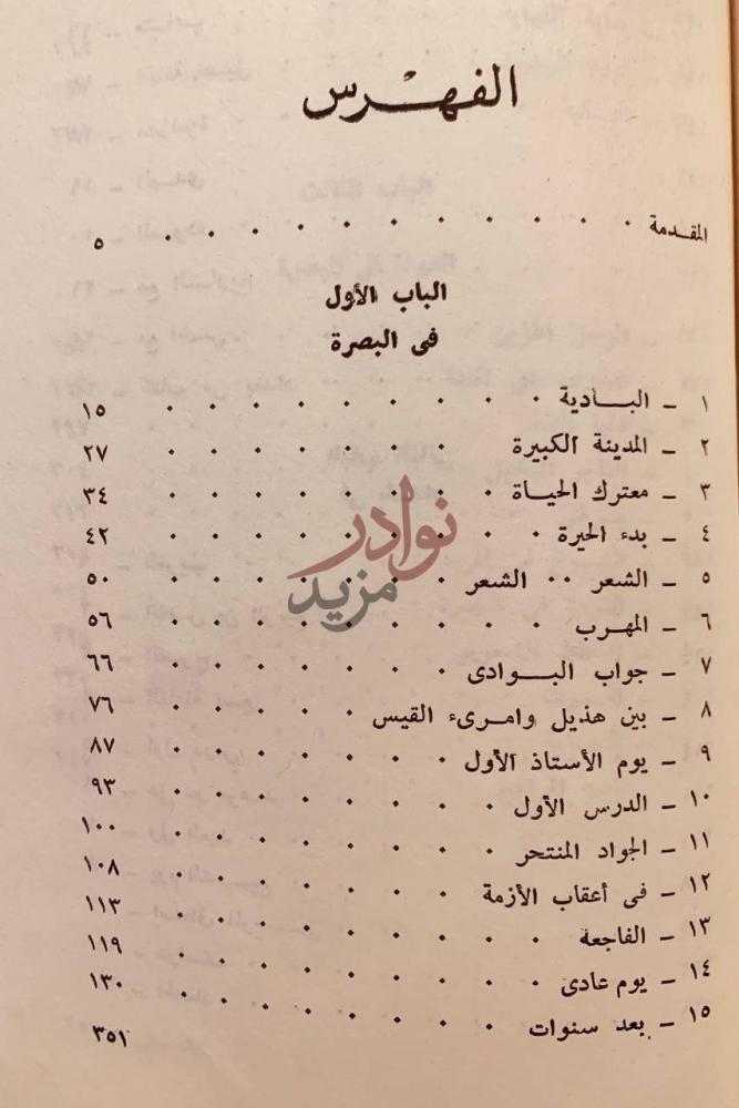 فهرس كتاب الاصمعي الفهرس