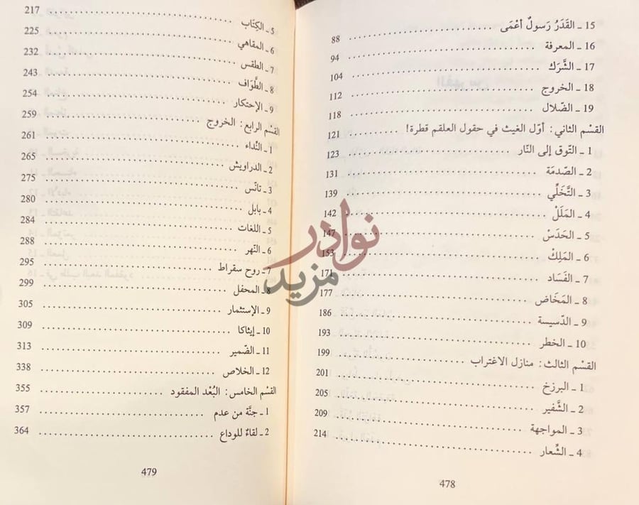 فهرس كتاب عدوس السري روح امم في نزيف ذاكرة الفهرس