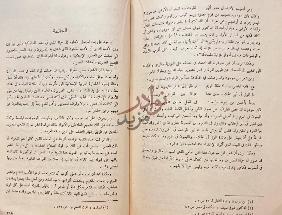 خاتمة كتاب الادب العامي في مصر في العصر المملوكي الخاتمة