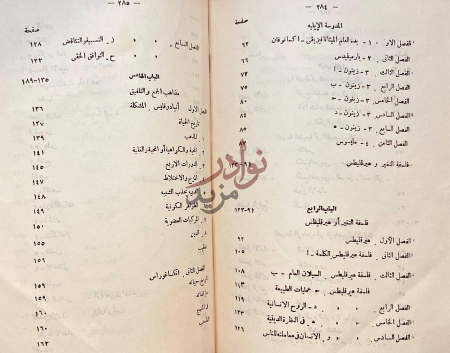 فهرس كتاب نشأة الفكر الفلسفي عند اليونان فهرس المحتويات