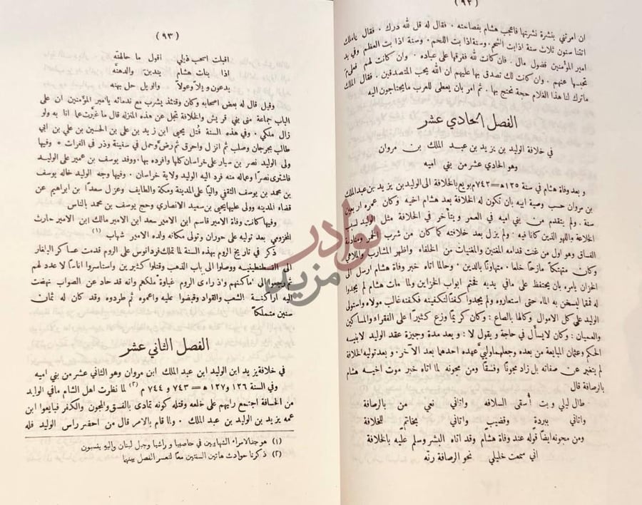 صفحة داخلية كتاب تاريخ الامير حيدر احمد الشهابي