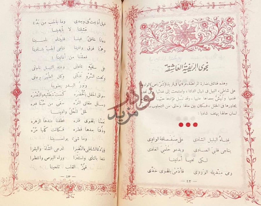 صفحة داخلية كتاب مرآة نفسي ديوان شعر نحوى الريفية العاشقة