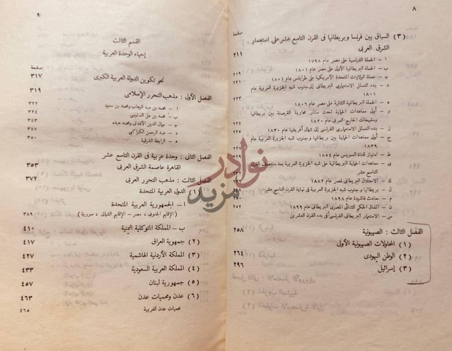 فهرس كتاب الدولة العربية الكبرى استكمال الفهرس
