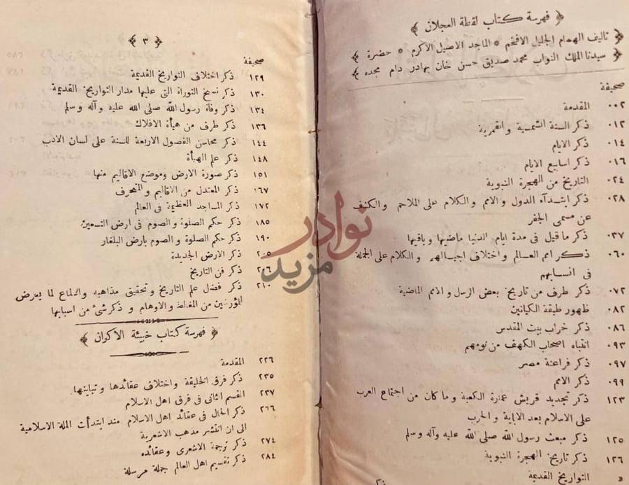 فهرس كتاب لقطة العجلان مما تمس الى معرفته حاجة الانسان