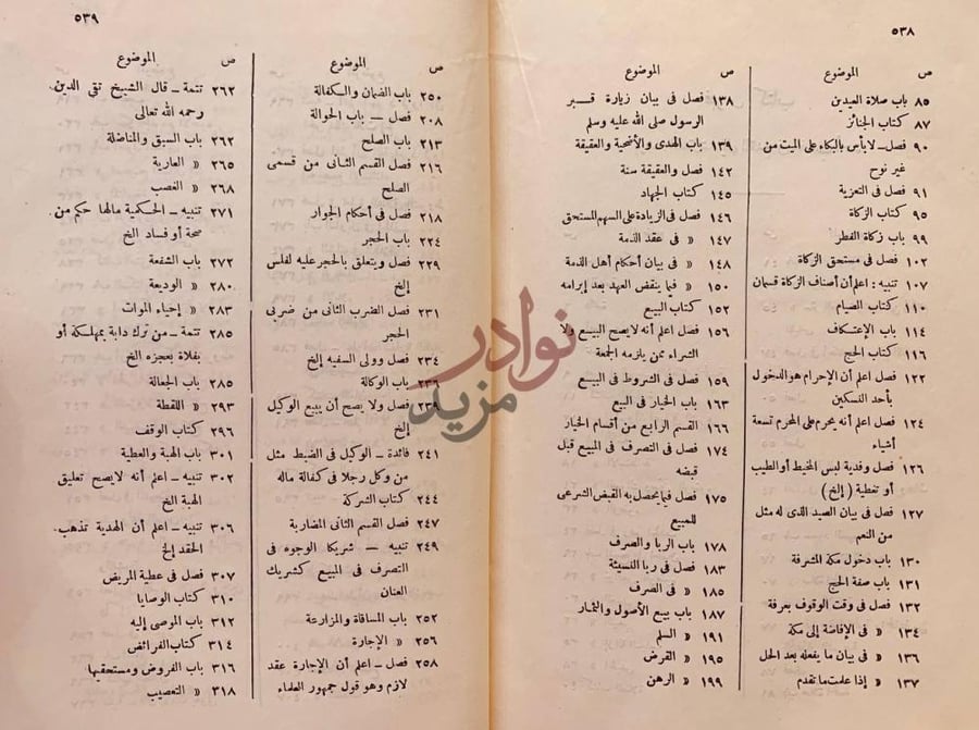 فهرس كتاب ارشاد المسترشد الى المقدم في مذهب احمد