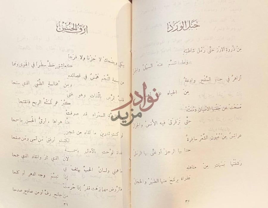 صفحة داخلية كتاب الاخطل الصغير جبل الورد الر يح