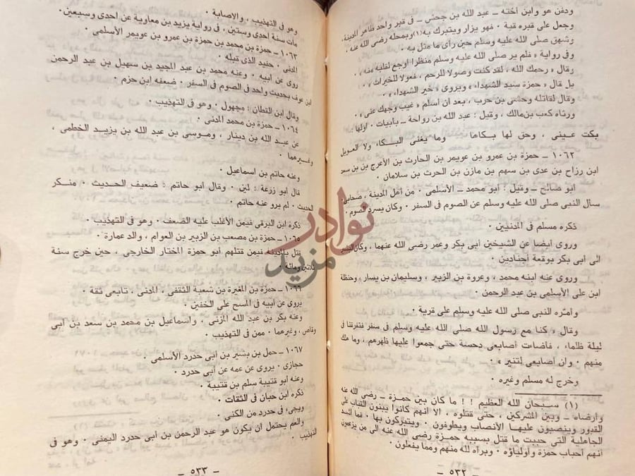 صفحة داخلية كتاب التحفة اللطيفية في تاريخ المدينة الشريفة