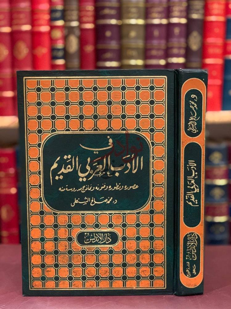 غلاف كتاب في الادب العربي القديم في الأدب العربي