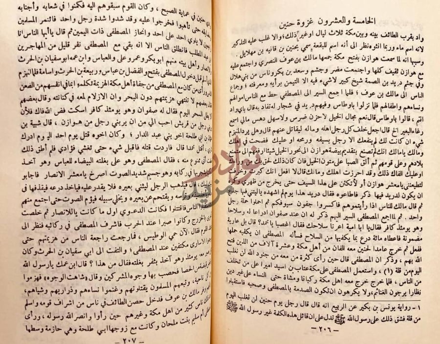 صفحة داخلية كتاب العجالة السنية على الفية السيرة النبوية