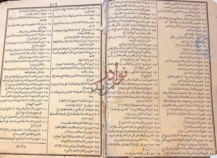 فهرس كتاب اغائة اللهفان في مصايد الشيطان