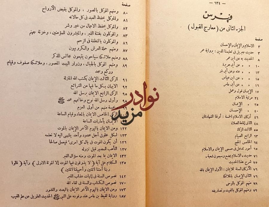 معارج القبول بشرح سلم الوصول الى علم الاصول في التوحيد 2/1 حافظ حكمي