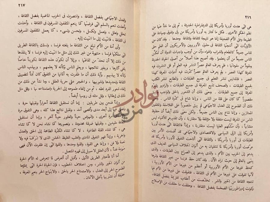 صفحة داخلية كتاب فصول في الادب والنقد
