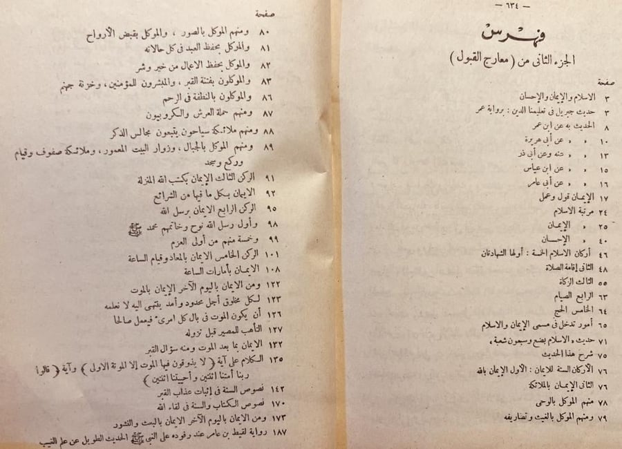 معارج القبول بشرح سلم الوصول الى علم الاصول في التوحيد 2/1