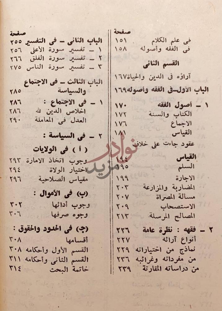 فهرس كتاب ابن تيمية فهرست الموضوعات