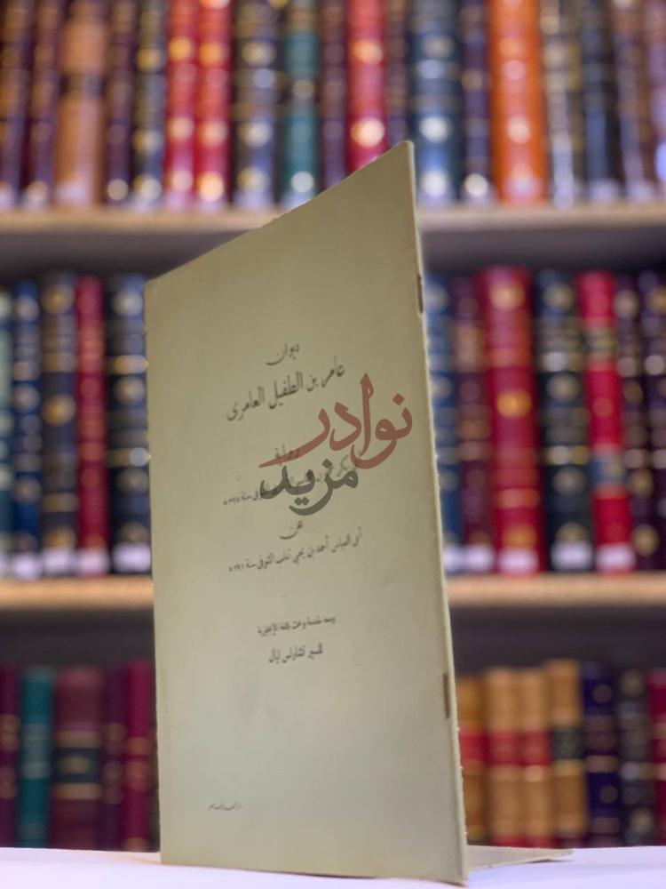 غلاف كتاب ديوان عامر بن الطفيل العامري ديوان عامر بن الطفيل