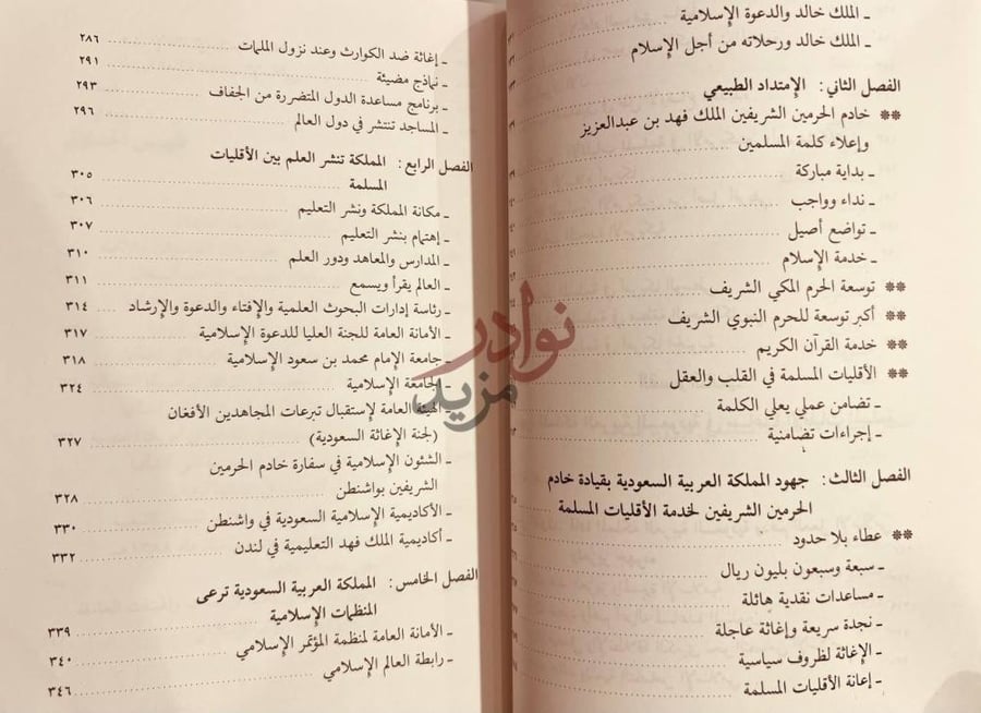 فهرس كتاب المملكة العربية السعودية وهموم الاقليات المسلمة