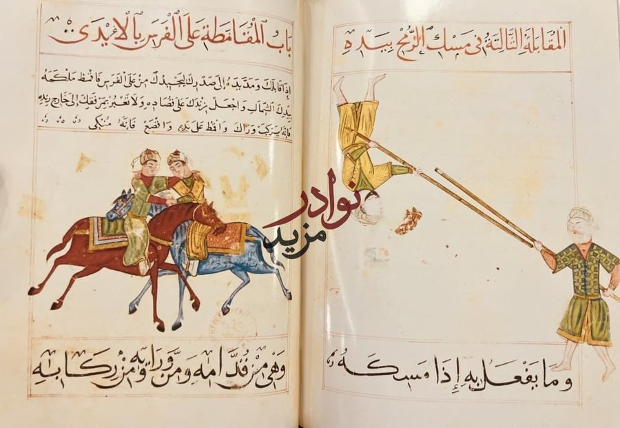 صورة مخطوط جلد بجلد المخزون وجامع الفنون /مقداد بن اسود