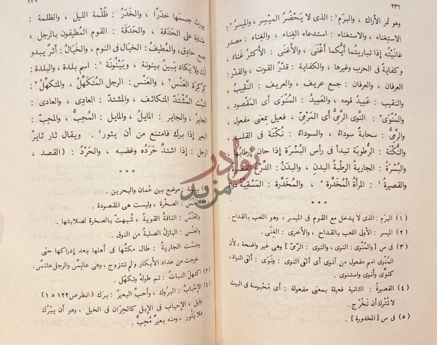 صفحة داخلية كتاب شجرة الدر في تداخل الكلام بالمعانى المختلفة
