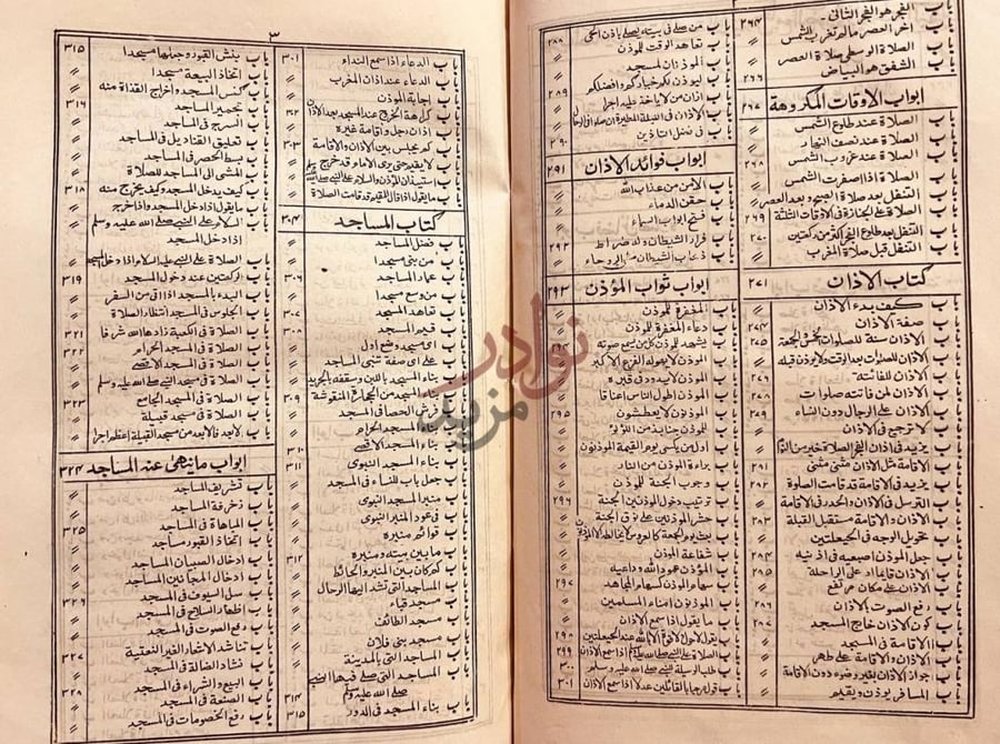 فهرس كتاب جامع الرضوي او صحيح البهاري