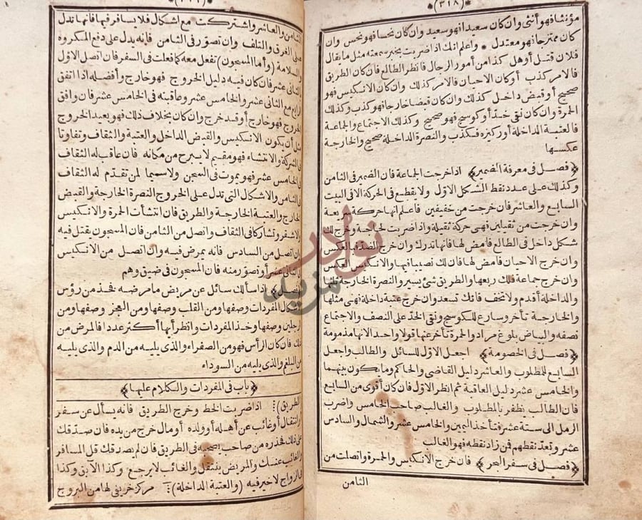 صفحة داخلية كتاب ذيل التذكرة لبعض تلاميذ الشيخ داود الانطاكي