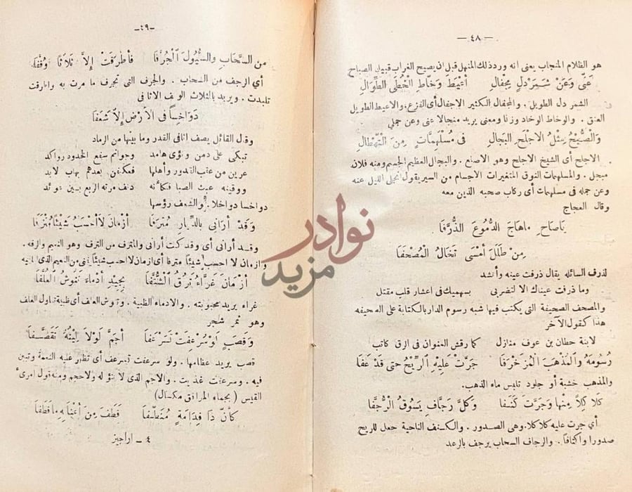 صفحة داخلية كتاب اراجيز العرب صورة 6
