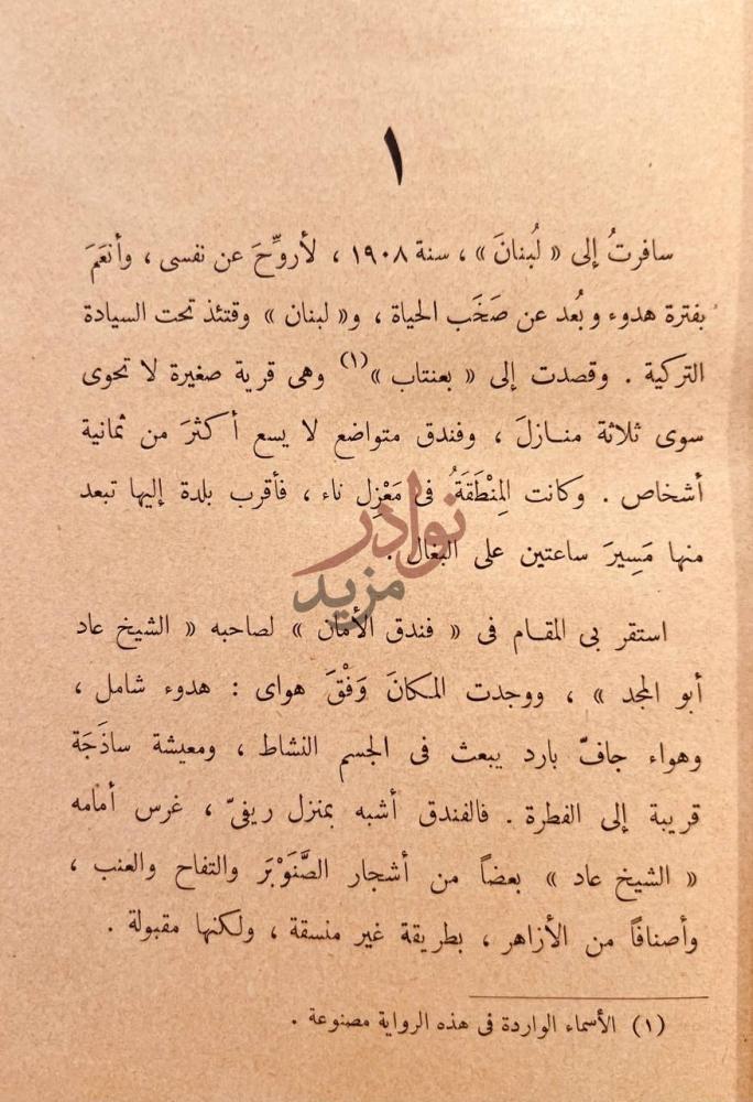 صفحة داخلية كتاب نداء المجهول