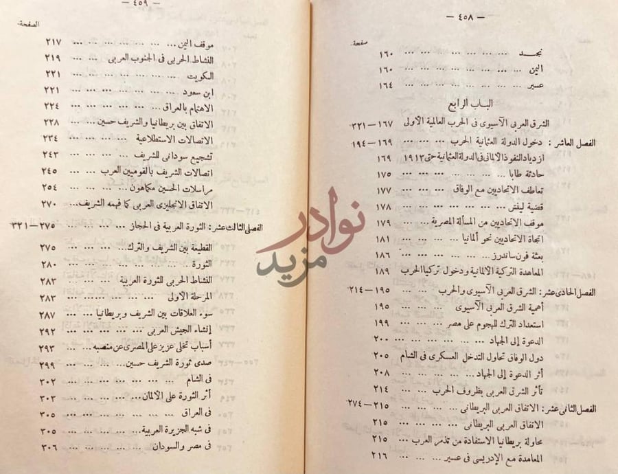 فهرس كتاب حركة اليقظة العربية في الشرق الاسيوى
