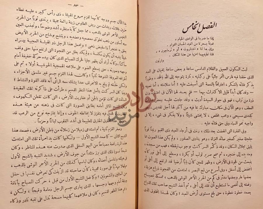 فصل كتاب الطلسم عيون الادب الغربي الفصل الخامس