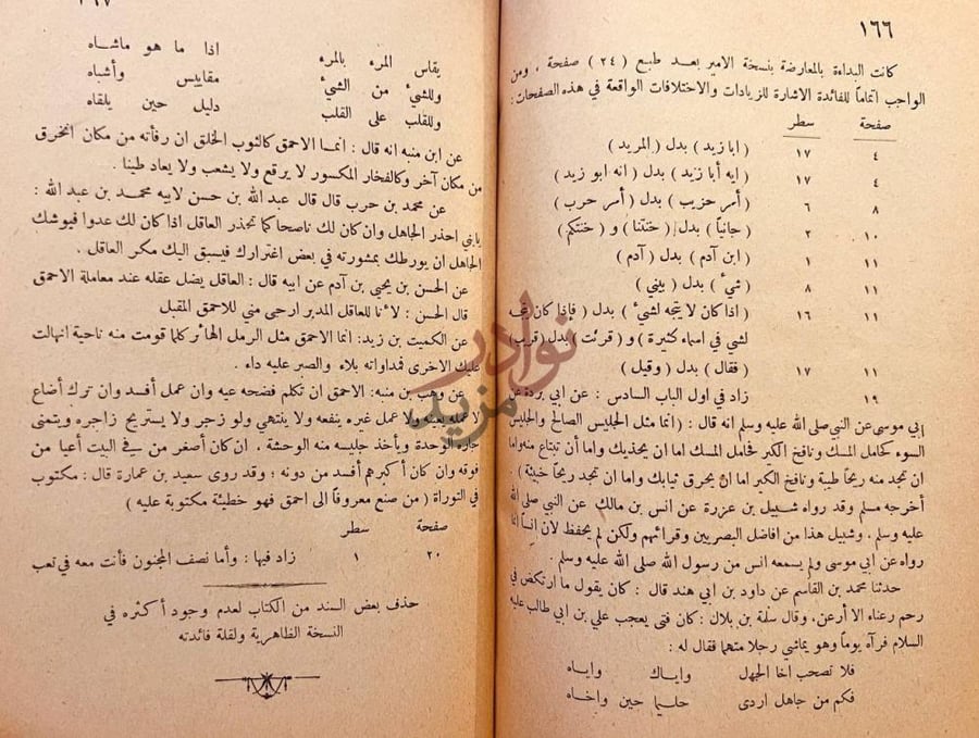 صفحة داخلية كتاب اخبار الحمقى والمغفلين