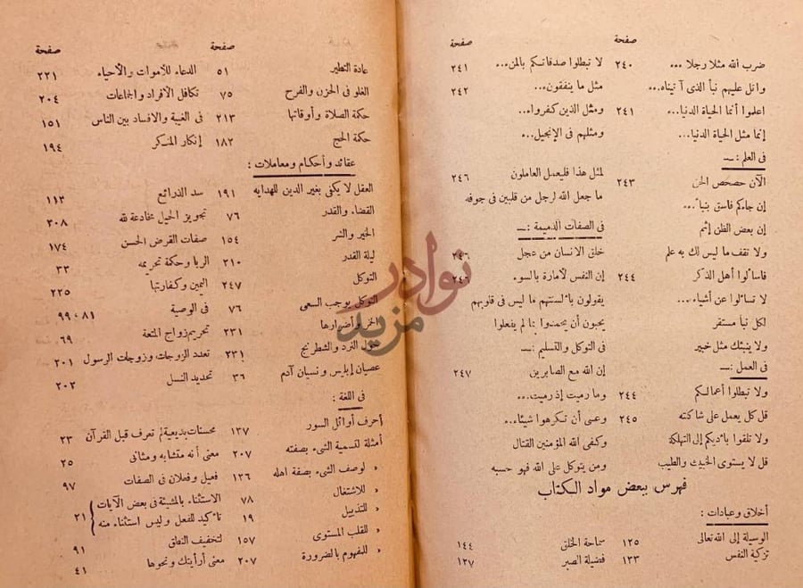 كشاف كتاب بيان المشتبه من معاني القران الكريم