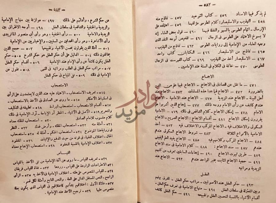 فهرس كتاب الامام الصادق حياته وعصره اراؤه وفقه