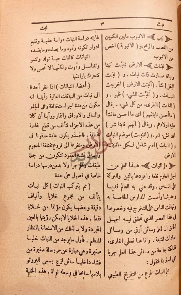 صفحة داخلية كتاب دائرة معارف القرن الرابع عشر العشرين