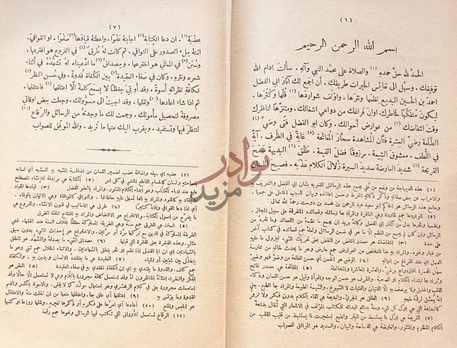 تمهيد كتاب كشف المعاني والبيان عن رسائل بديع الزمان