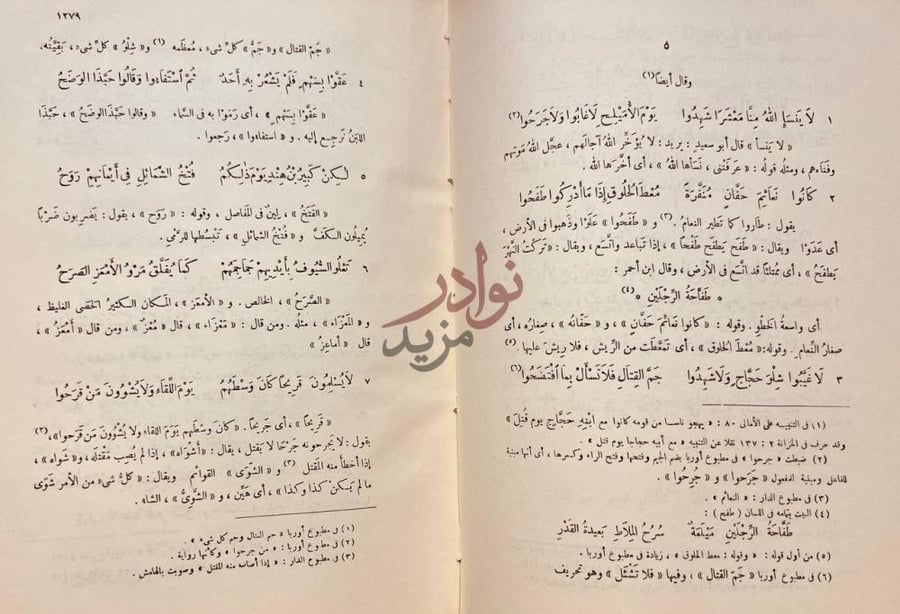 صفحة داخلية كتاب شرح اشعار الهذليين لا ينسى الله