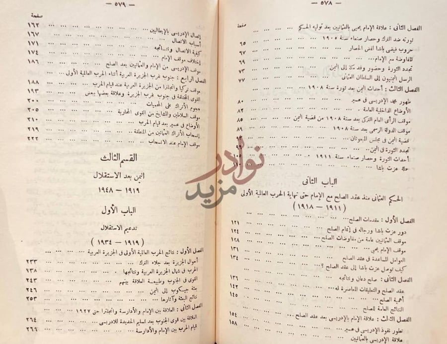 فهرس كتاب تكوين اليمن الحديث اليمن الامام يحيى