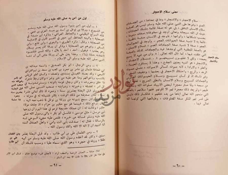صفحة داخلية كتاب حياة سيد العرب وتاريخ النهضة الاسلامية