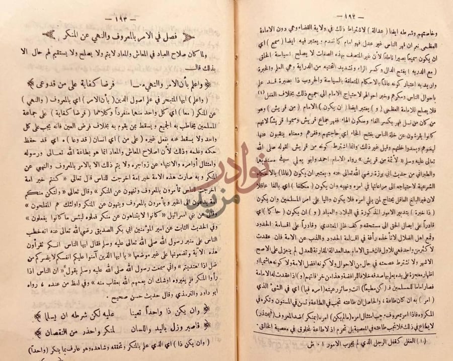 صفحة داخلية كتاب مختصر لوامع الانوار البهية وسواطع الاسرار