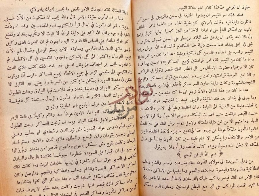 صفحة داخلية كتاب سيرة علي الزيبق المصري تفاصيل الأحداث
