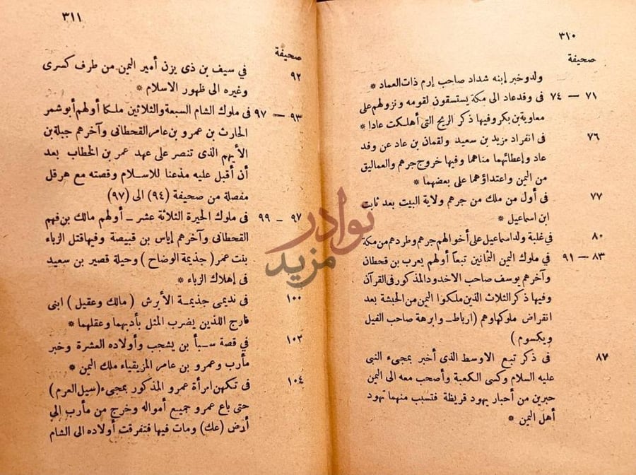 فهرس كتاب شرح قصيدة ابن عبدون المعروفة بالبسامة في التاريخ