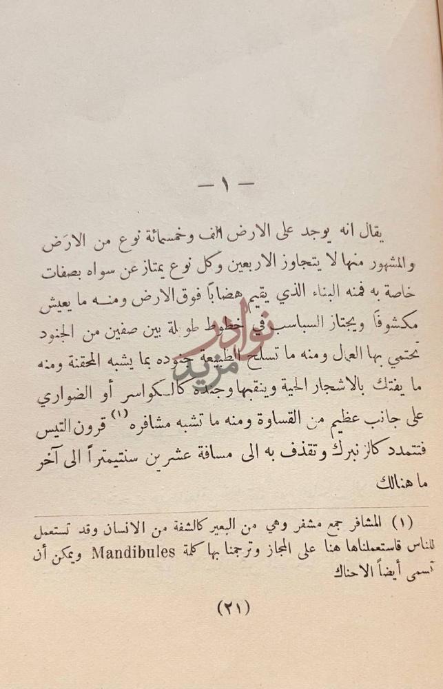 صفحة داخلية كتاب مملكة الظلام او حياة الارضة