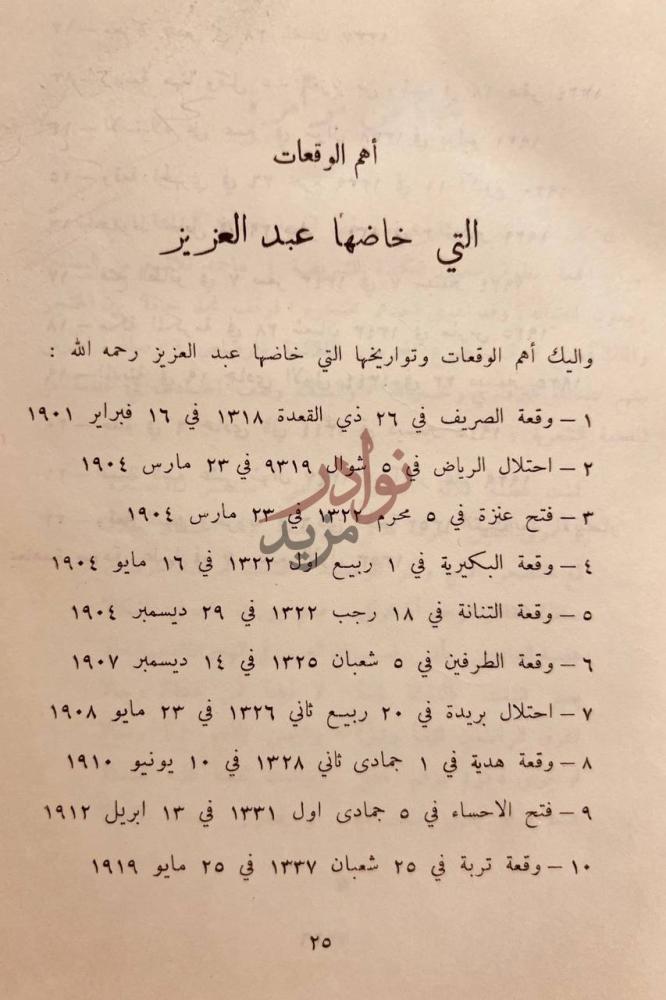 صفحة داخلية كتاب عبدالعزيز في التاريخ تاريخ وادب