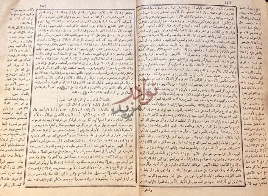 صفحة داخلية كتاب المستطرف في كل فن مستظرف