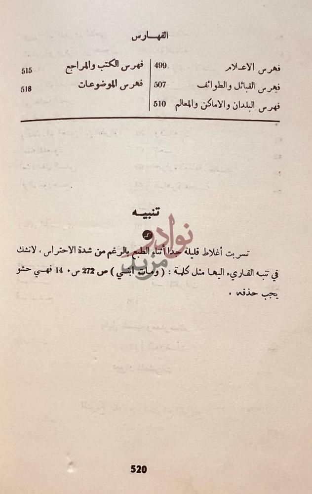 كشاف كتاب ابو الحسن الحصري القيرواني الفهارس