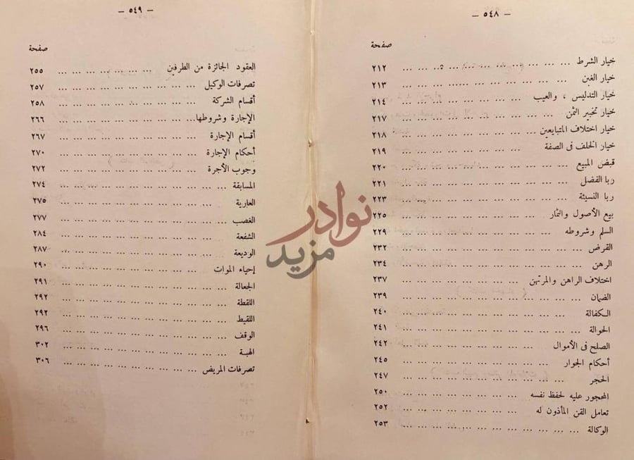 فهرس كتاب الروض الندي شرح كافي المبتدي في فقه الامام احمد بن