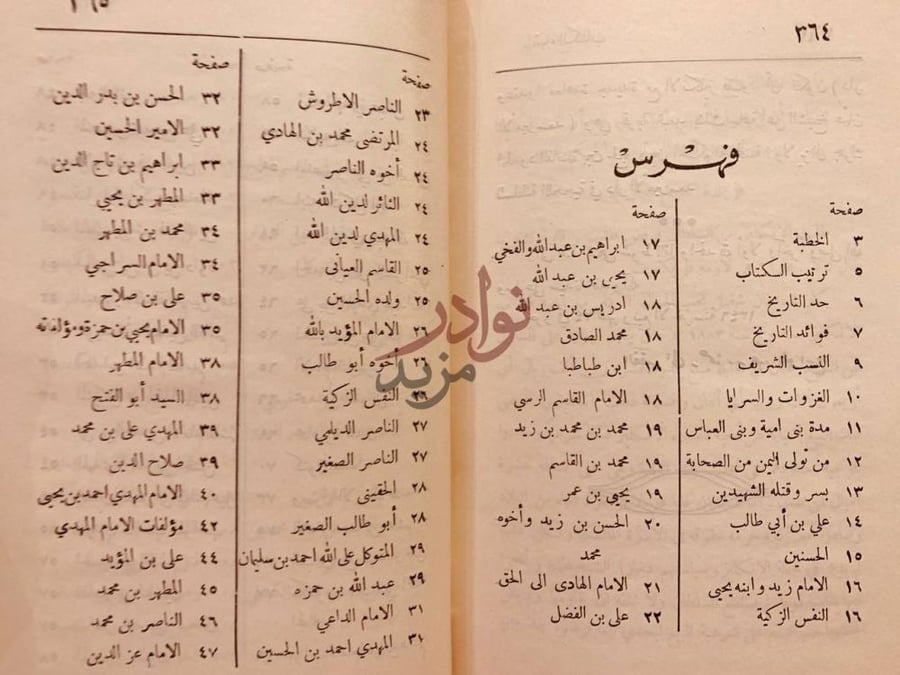 فهرس كتاب تاريخ اليمن او فرجة الهموم والحزن في حوادث وتاريخ